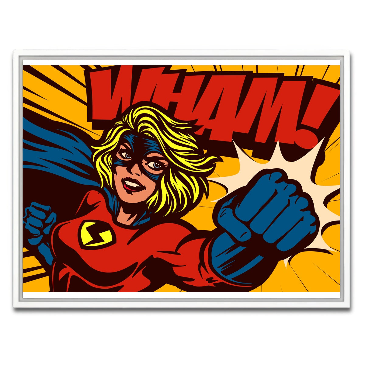 AUTO-MOCKUP WHITE | Wham | 1 Piece | White Framed Canvas | group=4x3