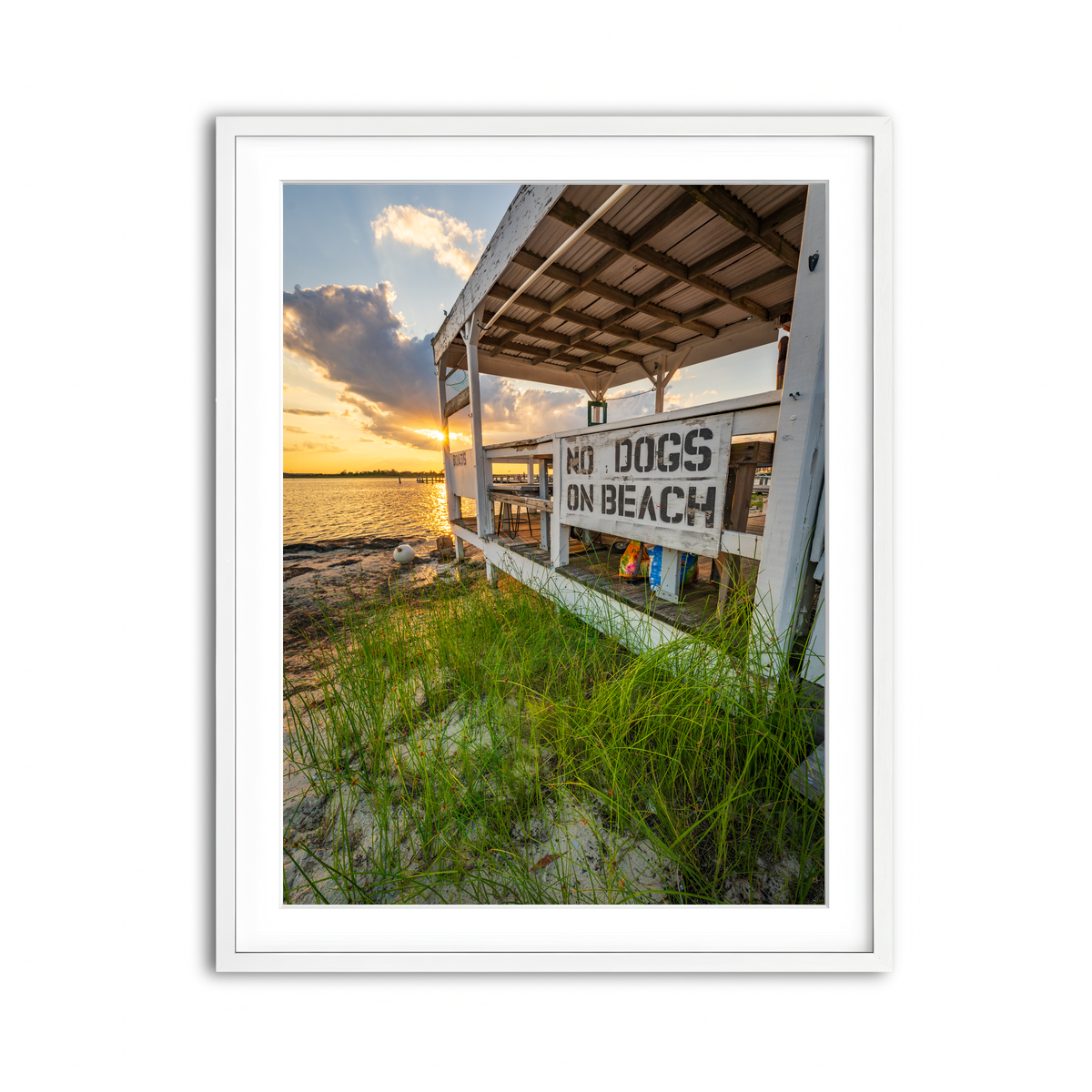 Framed Print 3x4 White