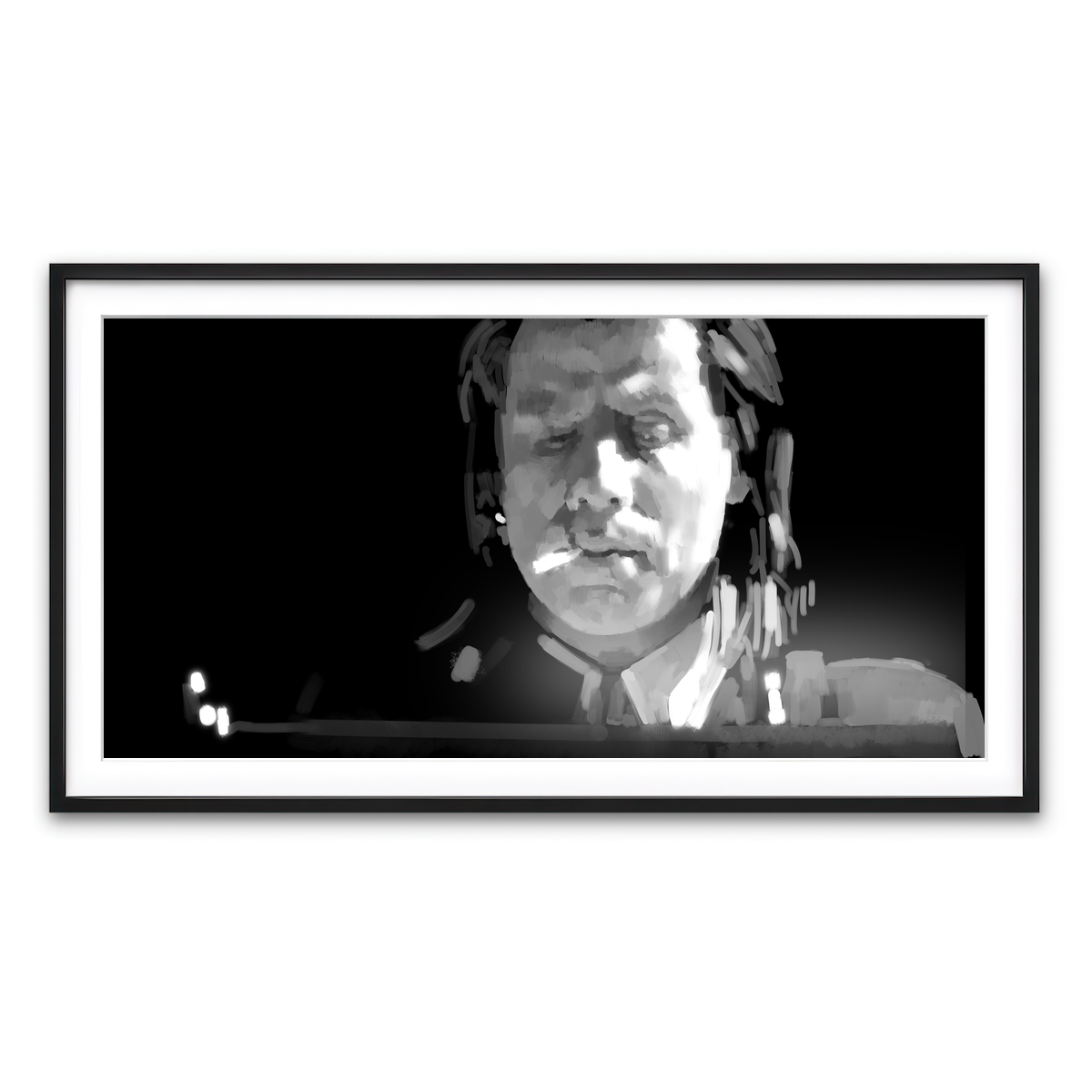 Framed Print 2x1 Black