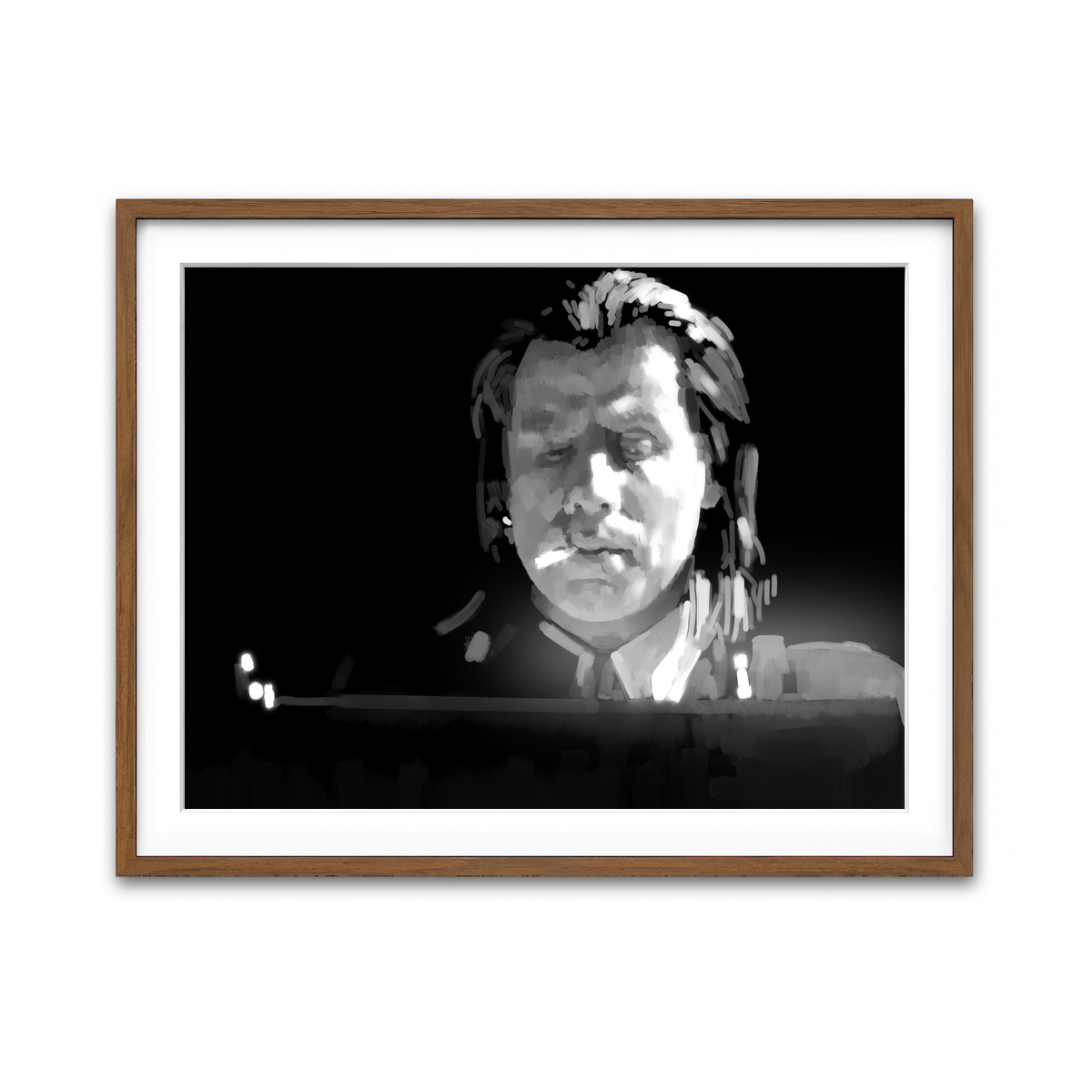 Framed Print 4x3 Walnut