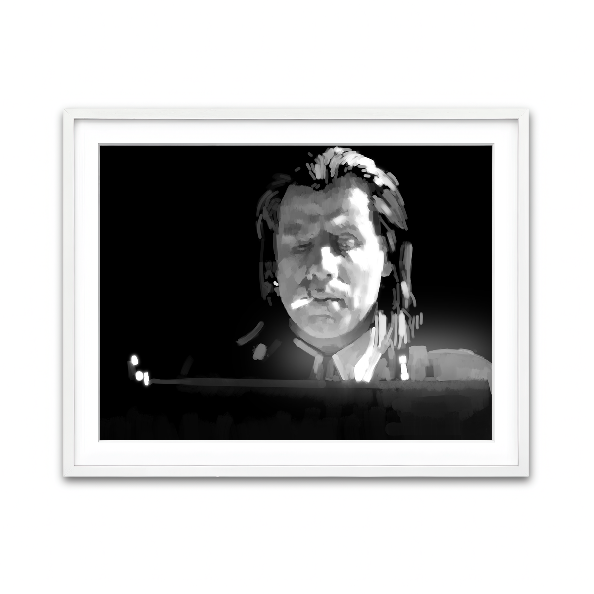 Framed Print 4x3 White