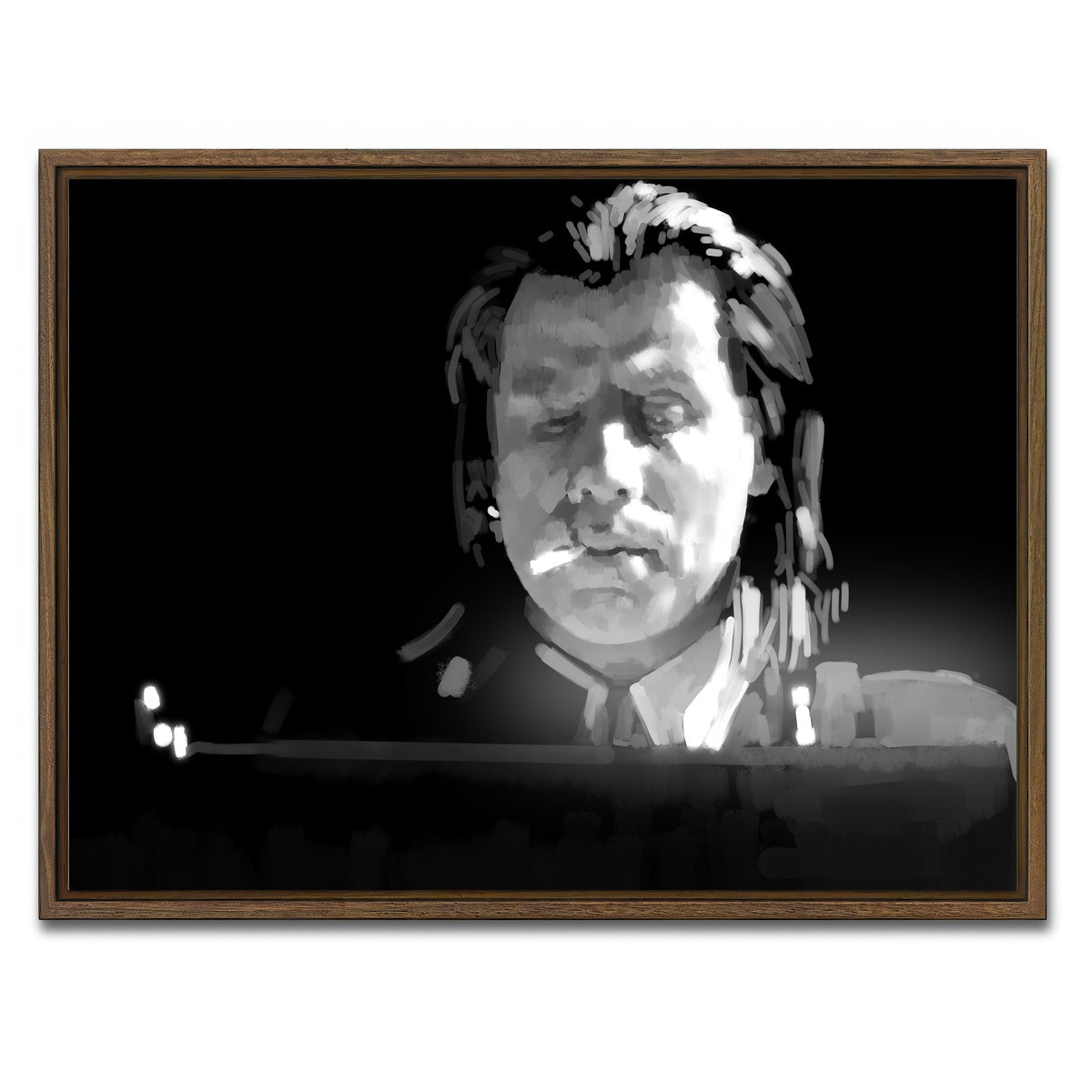 AUTO-MOCKUP WHITE | What's in the Case | 1 Piece | Walnut Framed Canvas | group=4x3