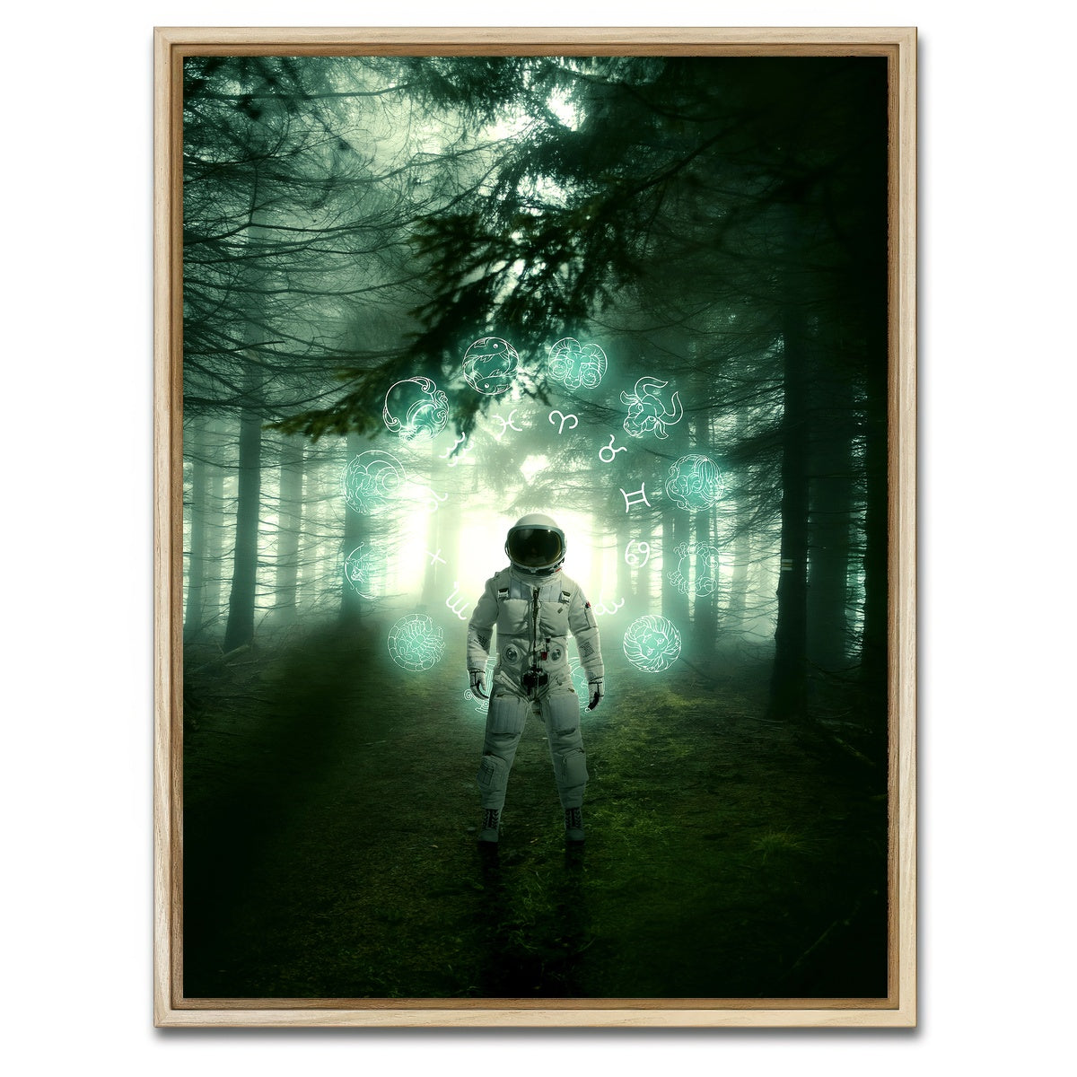 AUTO-MOCKUP WHITE | What's your sign | 1 Piece | Natural Framed Canvas | group=3x4