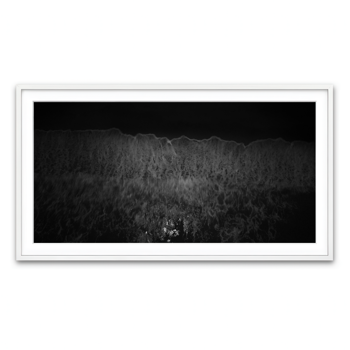 Framed Print 2x1 White