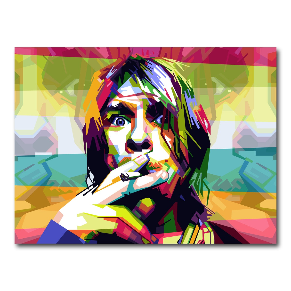 AUTO-MOCKUP WHITE | Whatever Nevermind | 1 Piece | Gallery Wrap Canvas | group=4x3