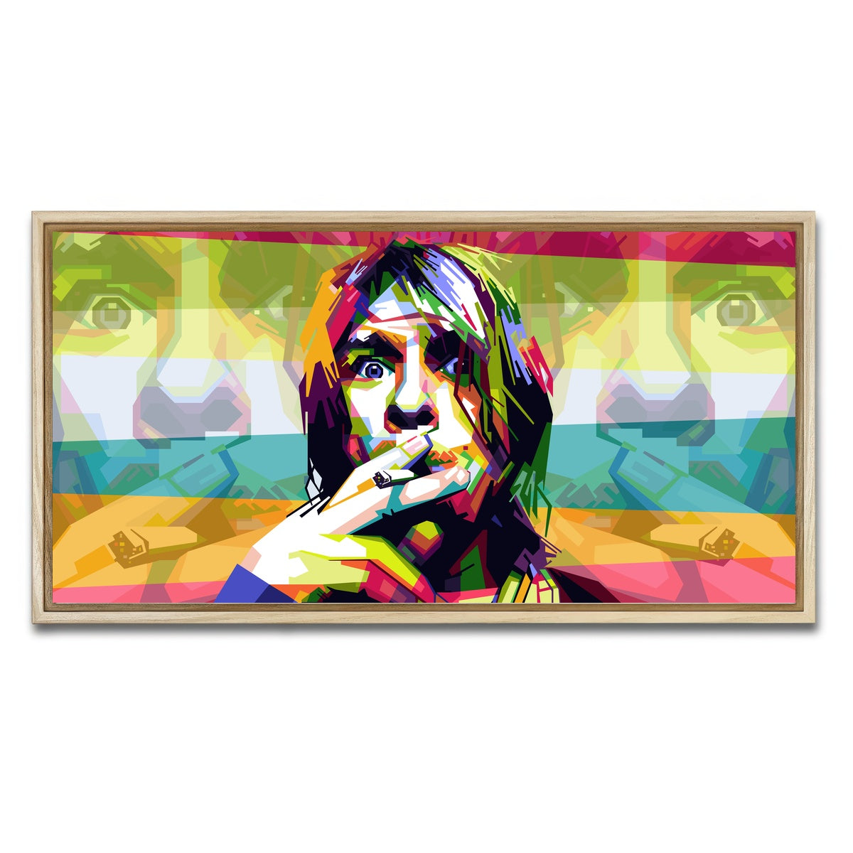 AUTO-MOCKUP WHITE | Whatever Nevermind | 1 Piece | Natural Framed Canvas | group=2x1