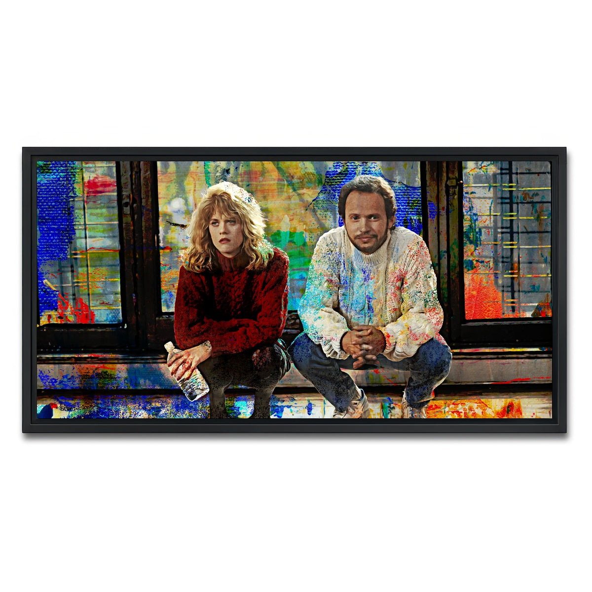 AUTO-MOCKUP WHITE | When Harry Met Sally | 1 Piece | Black Framed Canvas | group=2x1