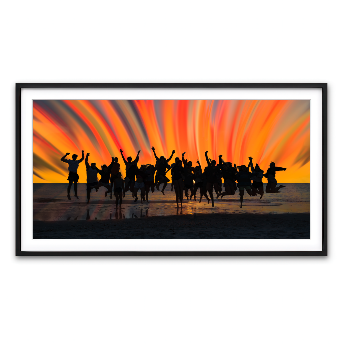 Framed Print 2x1 Black