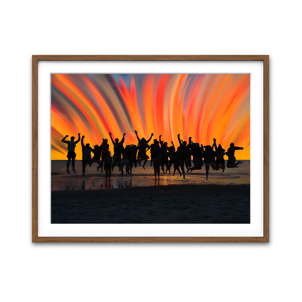 Framed Print 4x3 Walnut