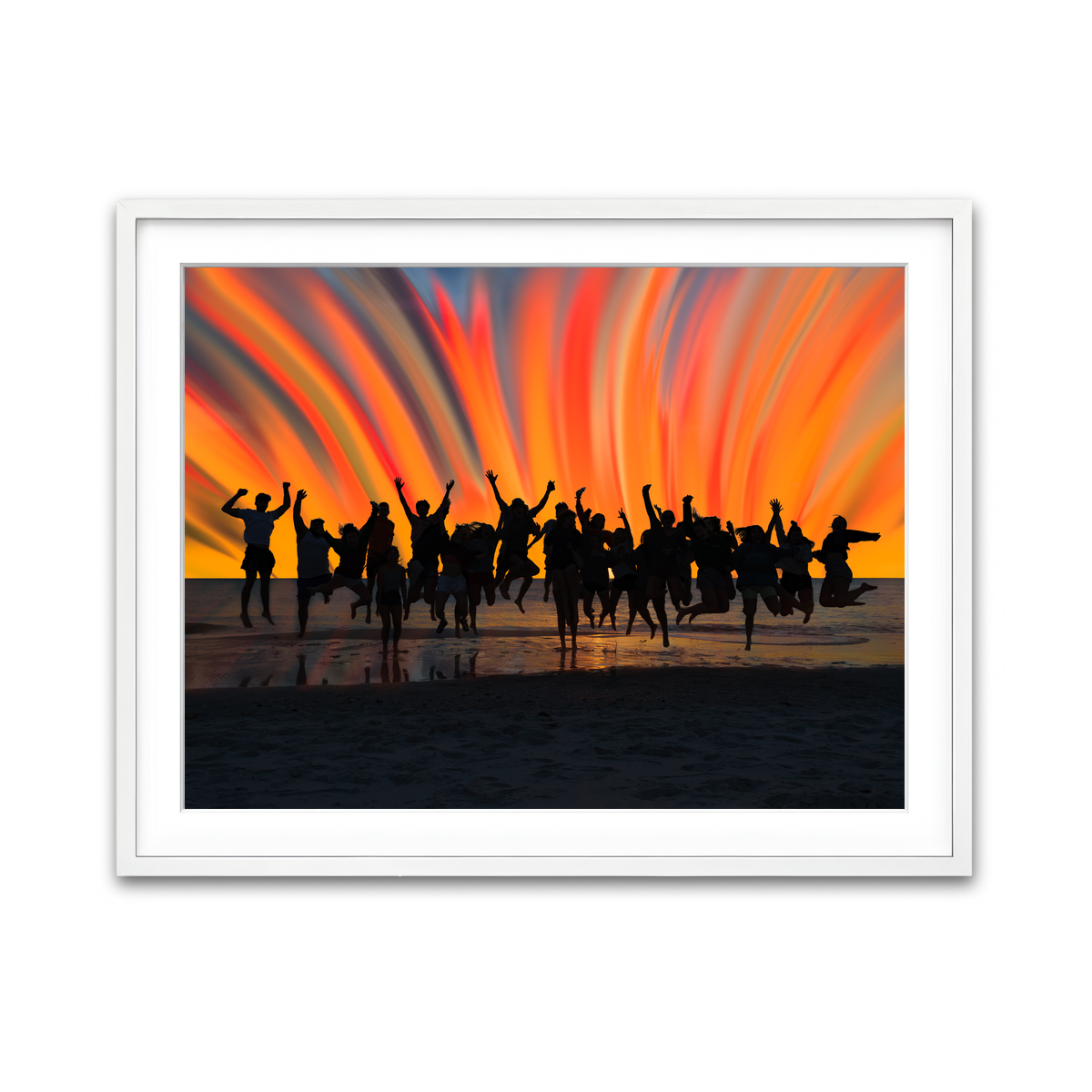Framed Print 4x3 White