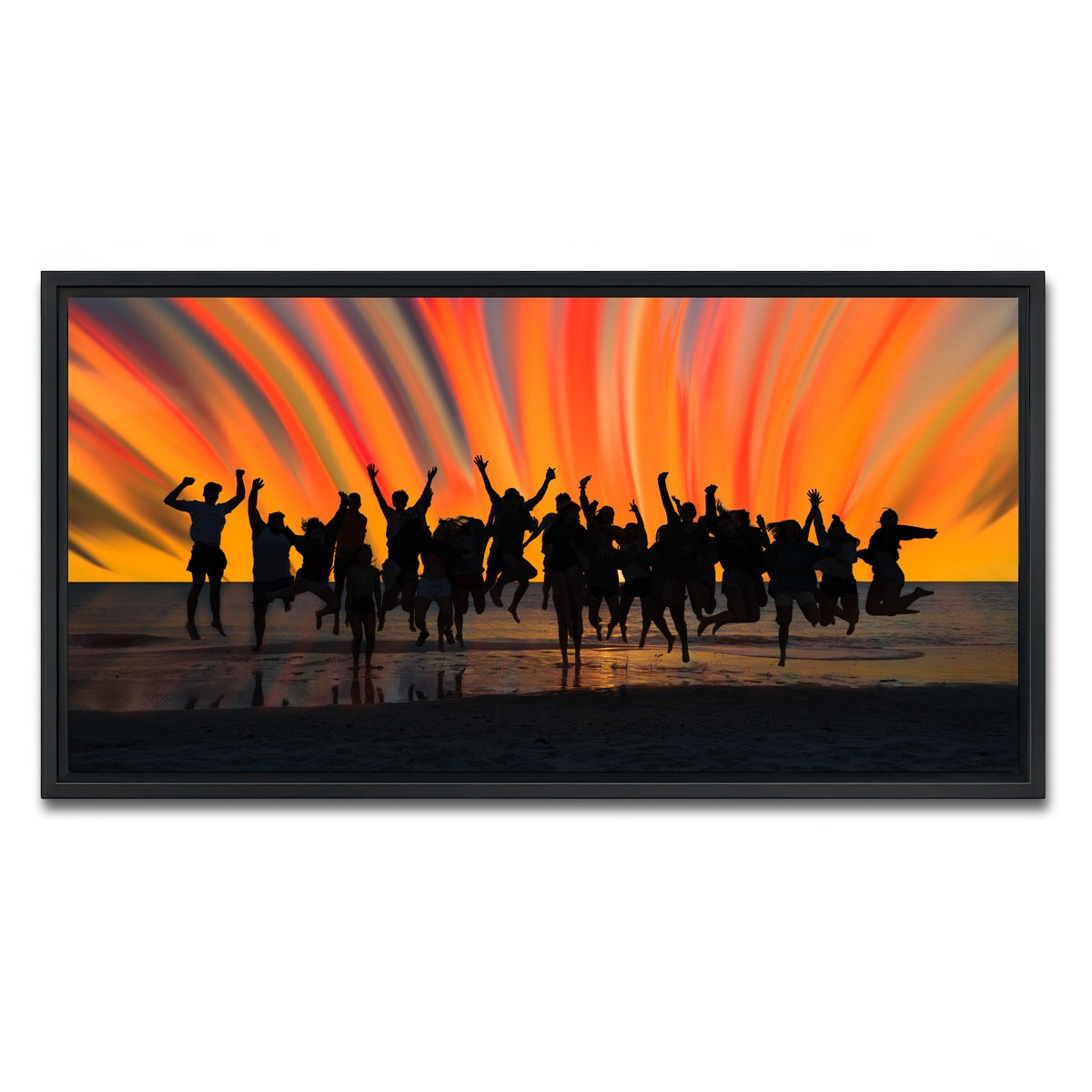 AUTO-MOCKUP WHITE | When I Say Jump | 1 Piece | Black Framed Canvas | group=2x1