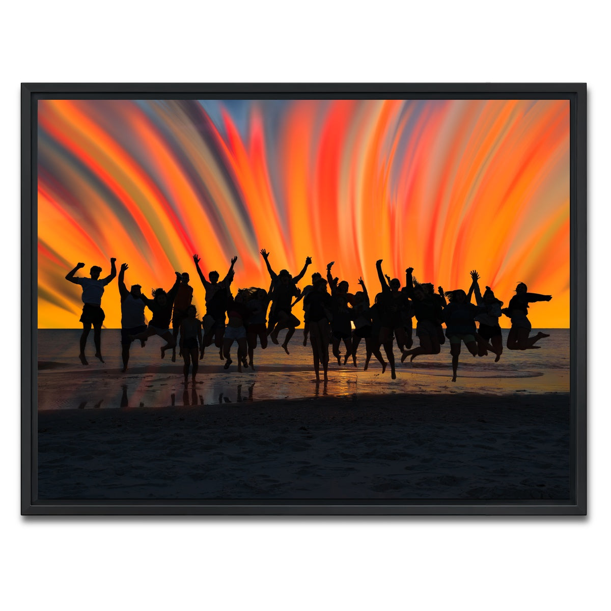 AUTO-MOCKUP WHITE | When I Say Jump | 1 Piece | Black Framed Canvas | group=4x3