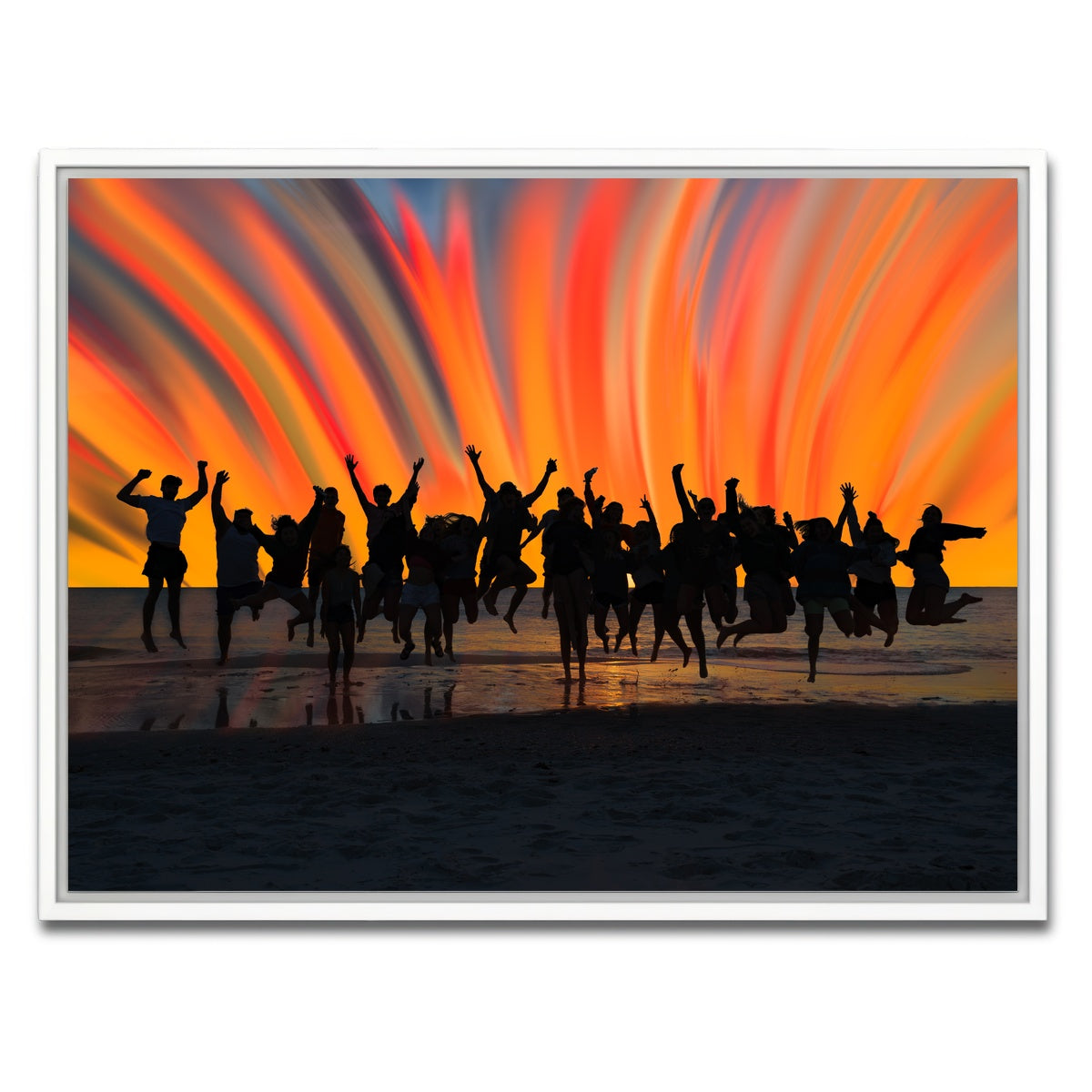 AUTO-MOCKUP WHITE | When I Say Jump | 1 Piece | White Framed Canvas | group=4x3