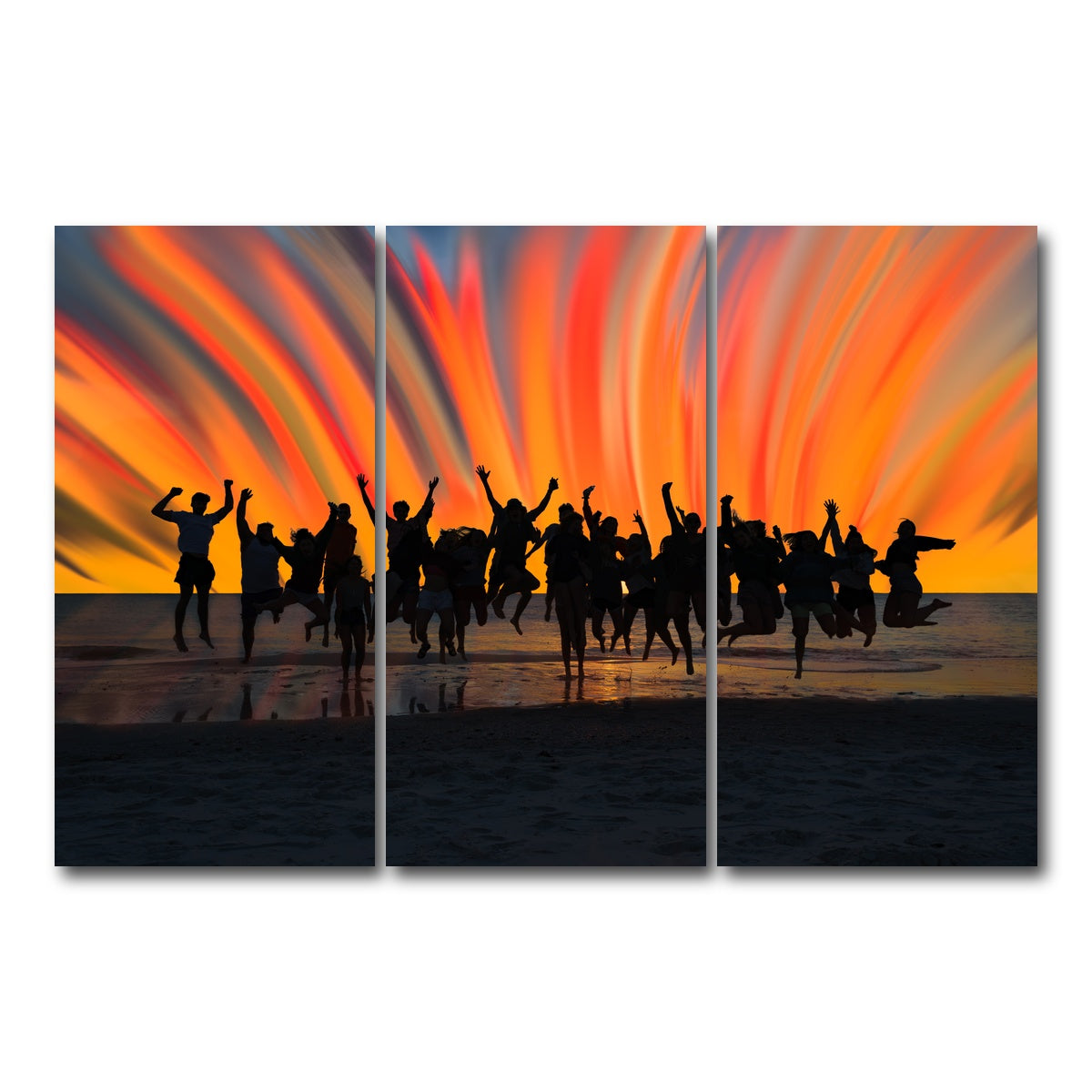 AUTO-MOCKUP WHITE | When I Say Jump | 3 Piece | Gallery Wrap Canvas | group=12x24