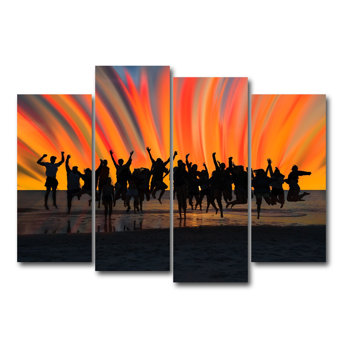 AUTO-MOCKUP WHITE | When I Say Jump | 4 Piece | Gallery Wrap Canvas | group=4_normal