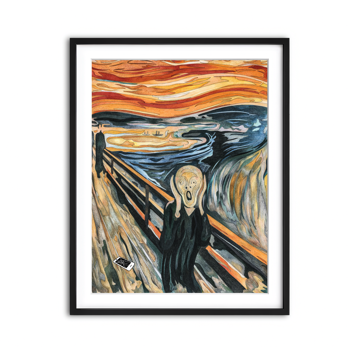 Framed Print 3x4 Black