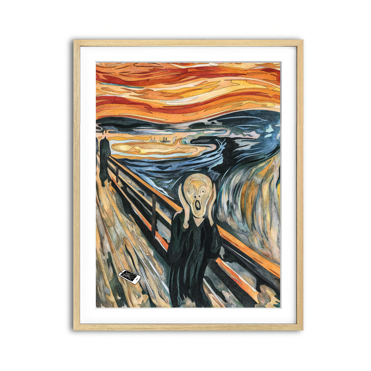 Framed Print 3x4 Natural