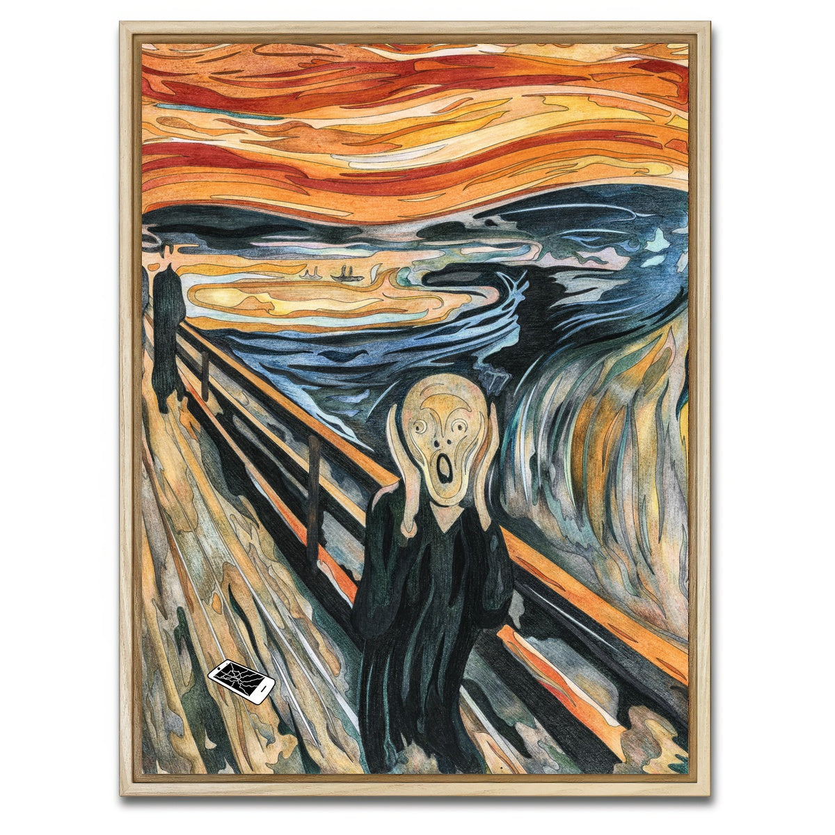 AUTO-MOCKUP WHITE | When In Doubt - Scream | 1 Piece | Natural Framed Canvas | group=3x4