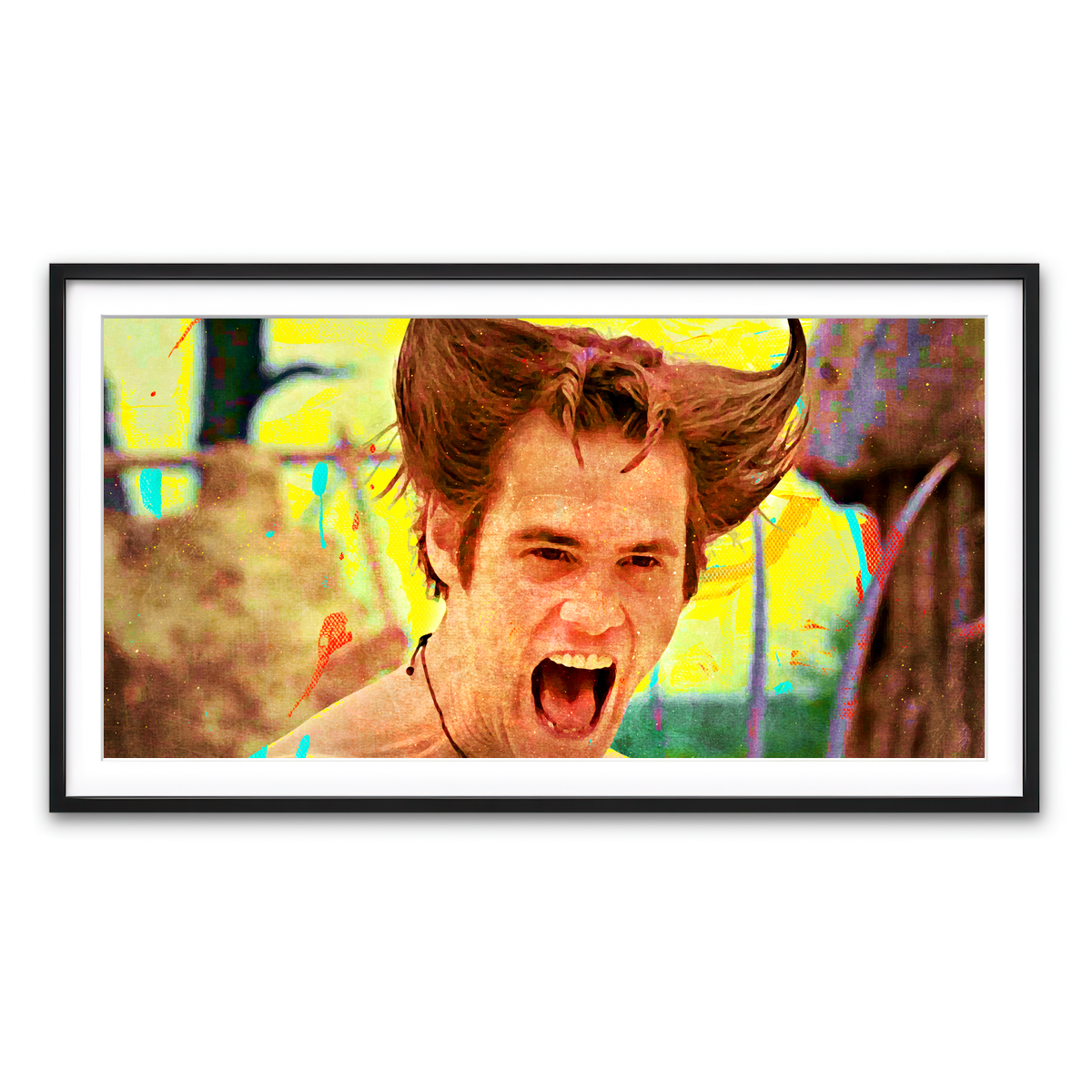 Framed Print 2x1 Black