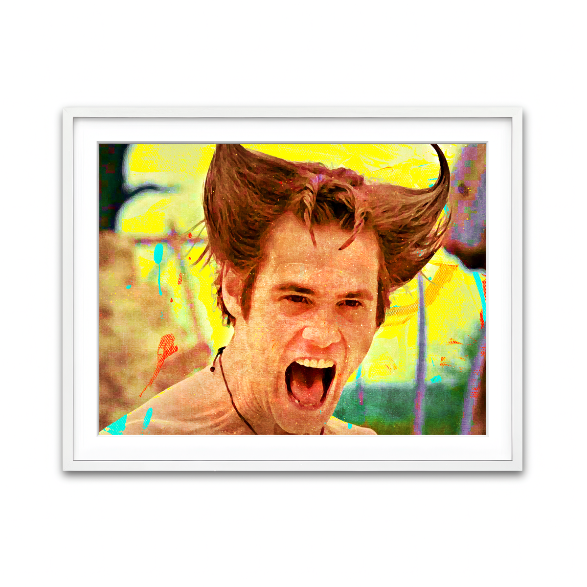 Framed Print 4x3 White