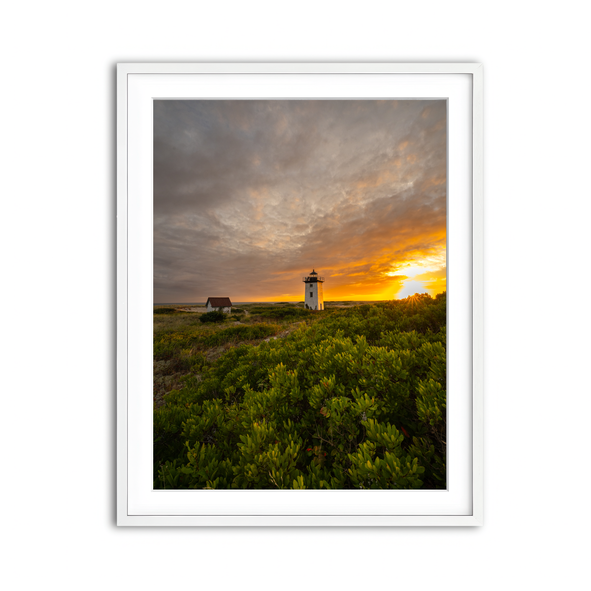 Framed Print 3x4 White