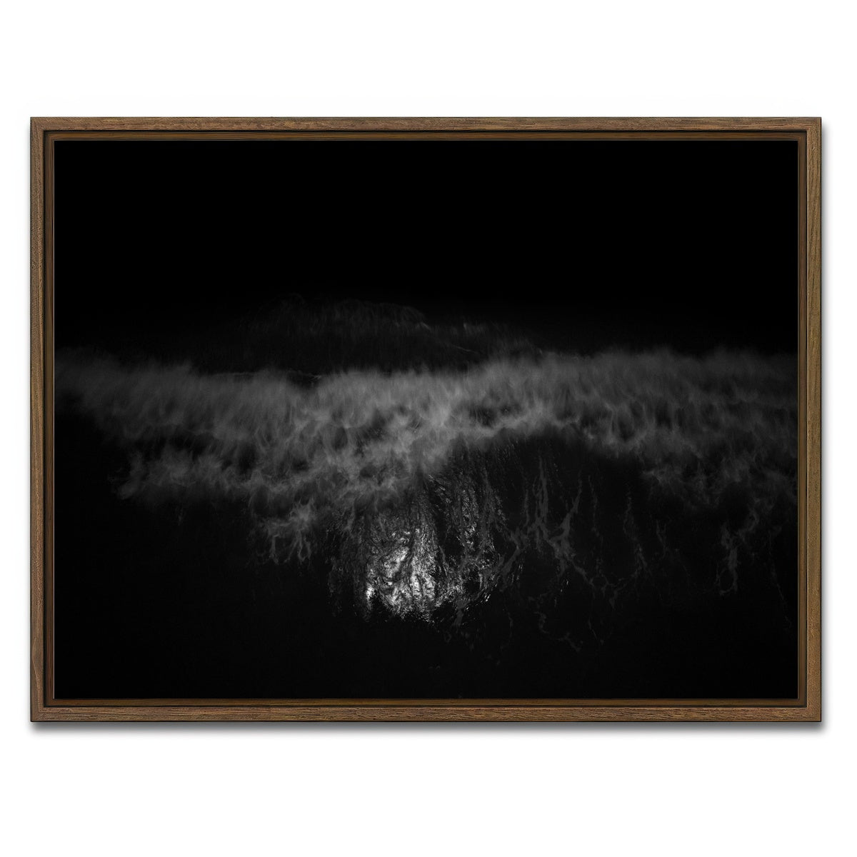 AUTO-MOCKUP WHITE | When the Night Listens | 1 Piece | Walnut Framed Canvas | group=4x3