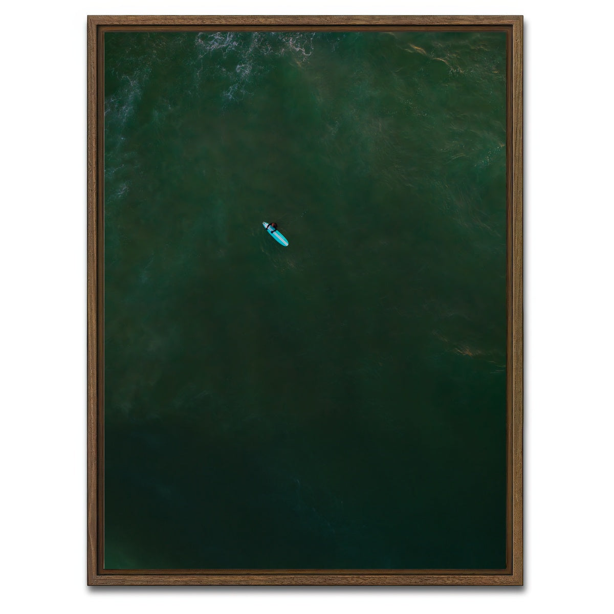 AUTO-MOCKUP WHITE | When the Ocean Asks Again | 1 Piece | Walnut Framed Canvas | group=3x4