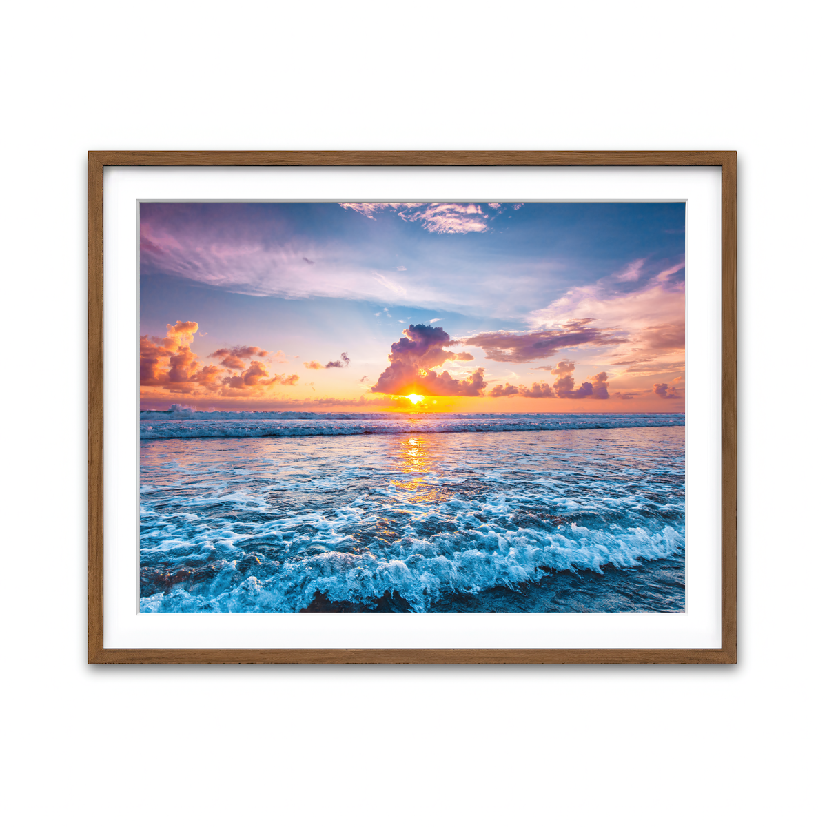 Framed Print 4x3 Walnut