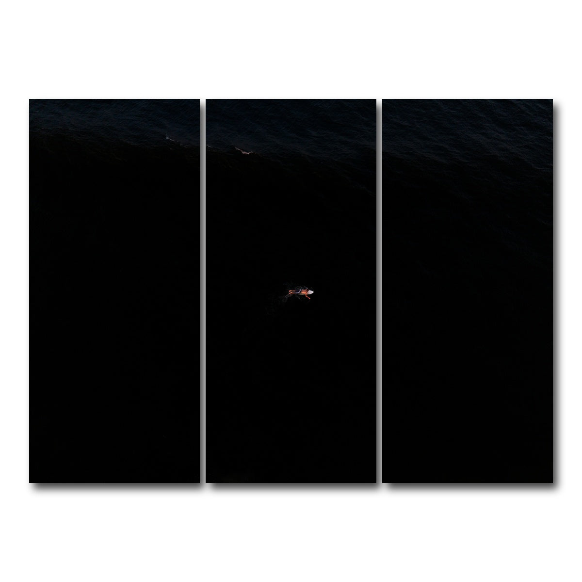 AUTO-MOCKUP WHITE | Where I Begin Again | 3 Piece | Gallery Wrap Canvas | group=8x18