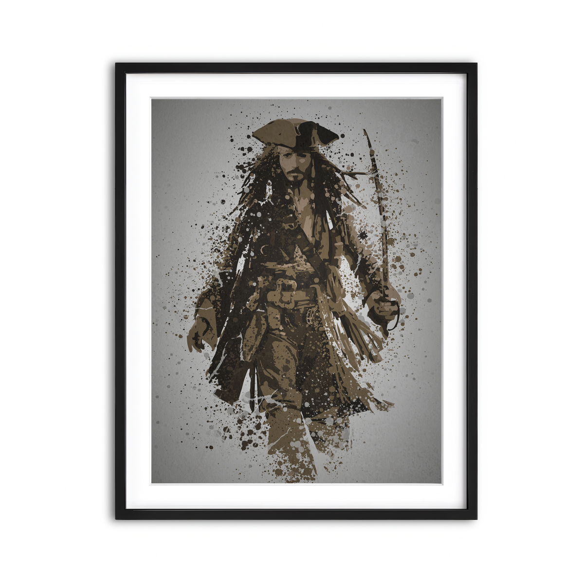 Framed Print 3x4 Black