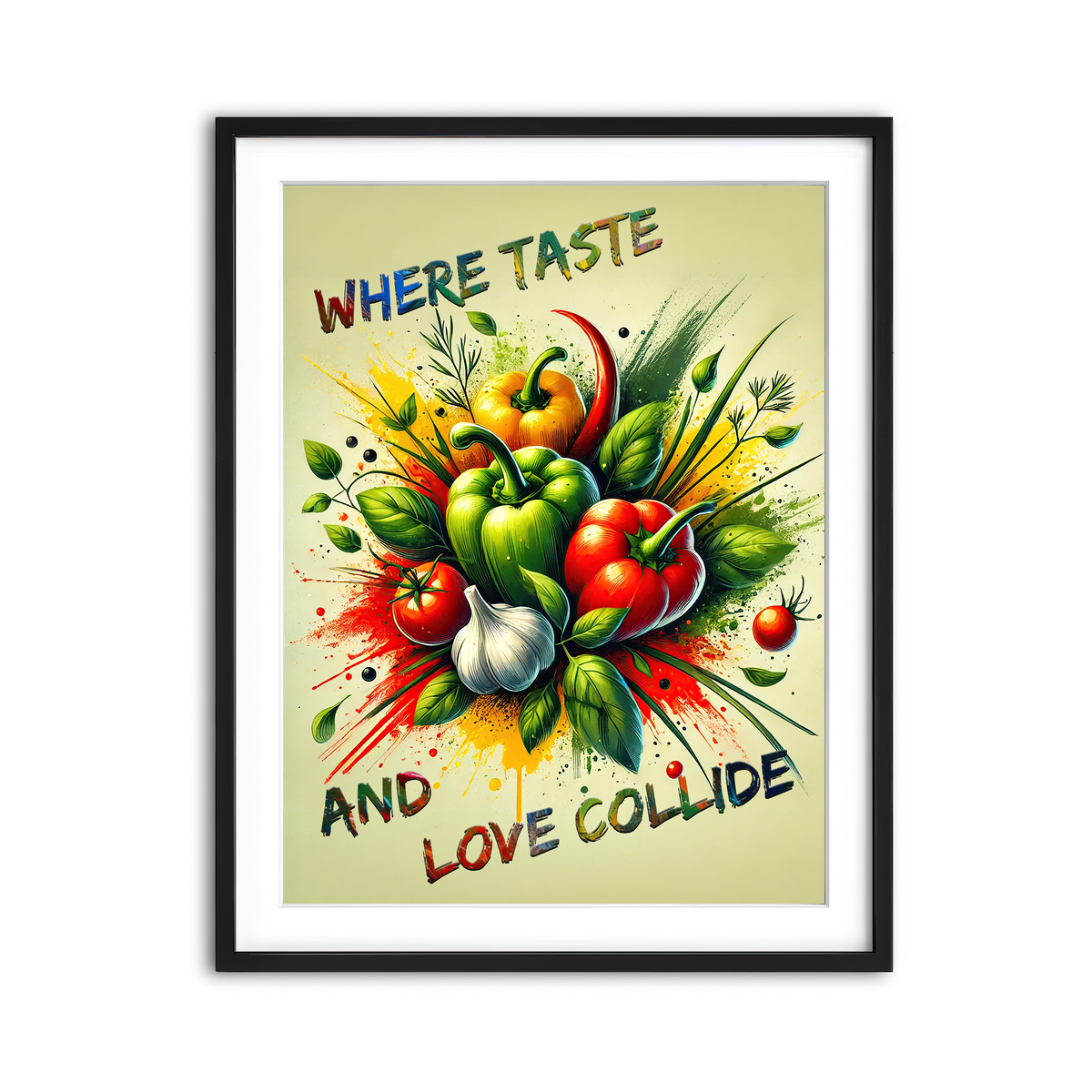 Framed Print 3x4 Black