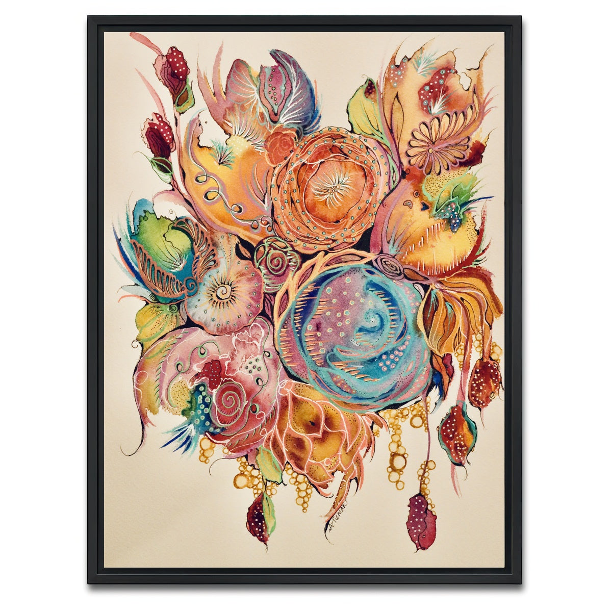 AUTO-MOCKUP WHITE | Whisper | 1 Piece | Black Framed Canvas | group=3x4