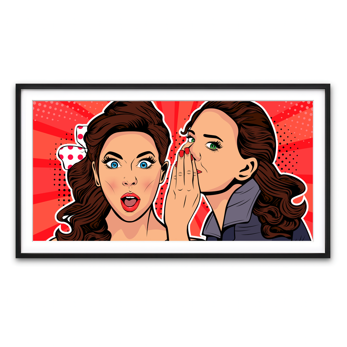 Framed Print 2x1 Black