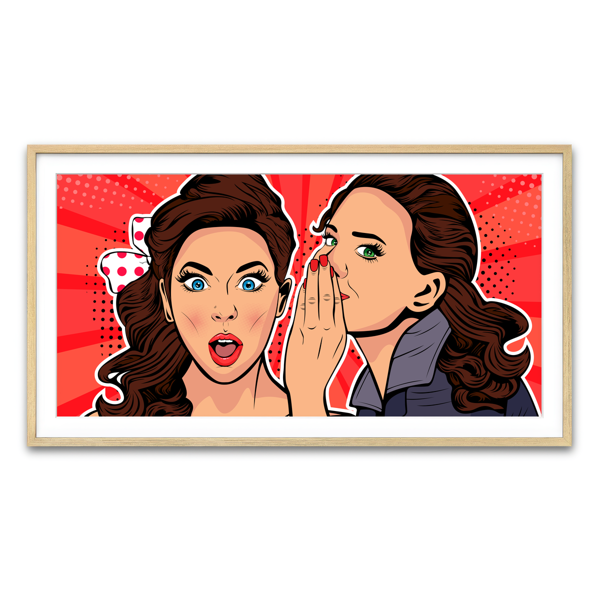 Framed Print 2x1 Natural