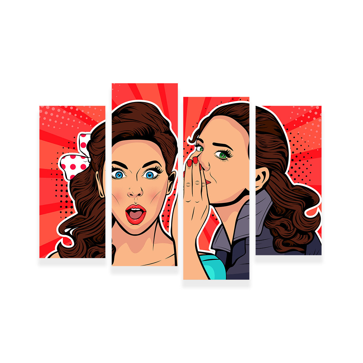 Whispering Gossip Wall Art