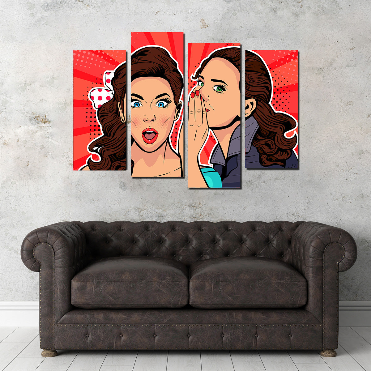 Whispering Gossip Wall Art