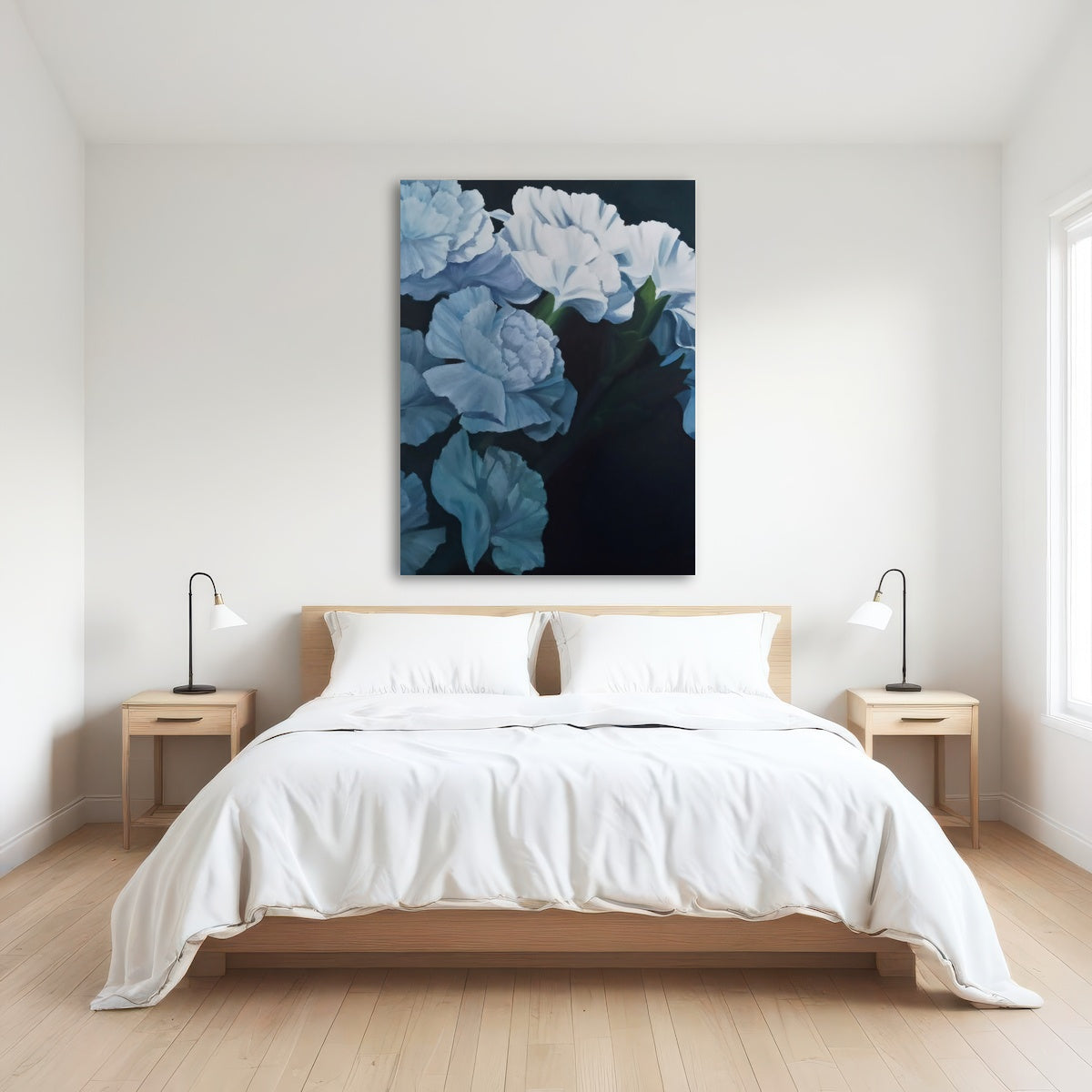 AUTO-MOCKUP ROOM | White Carnations