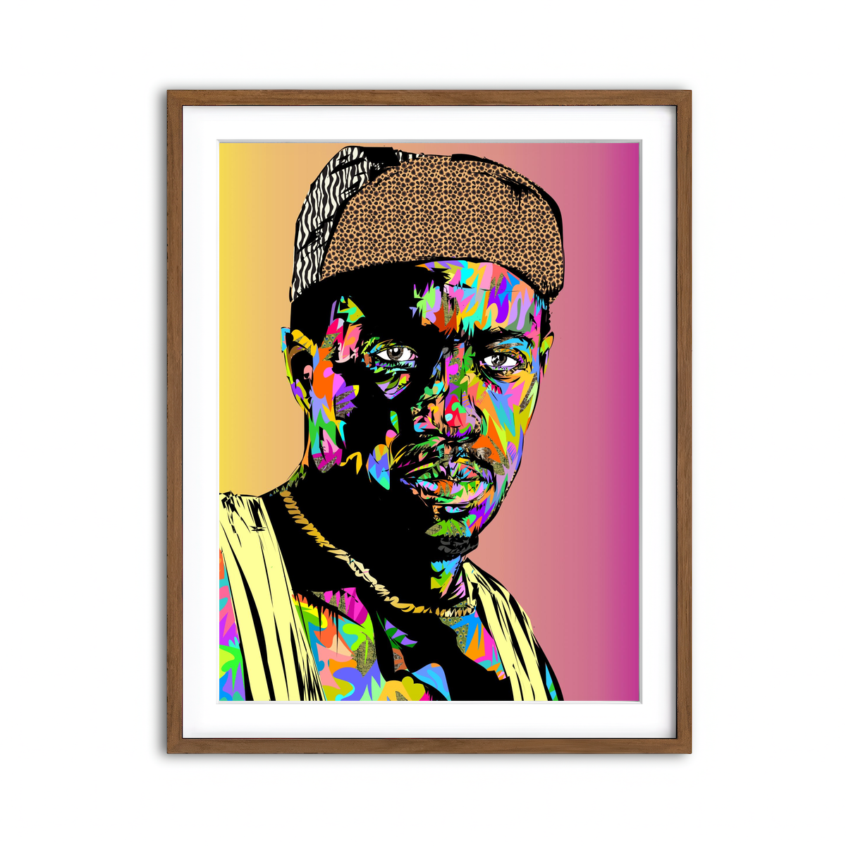 Framed Print 3x4 Walnut