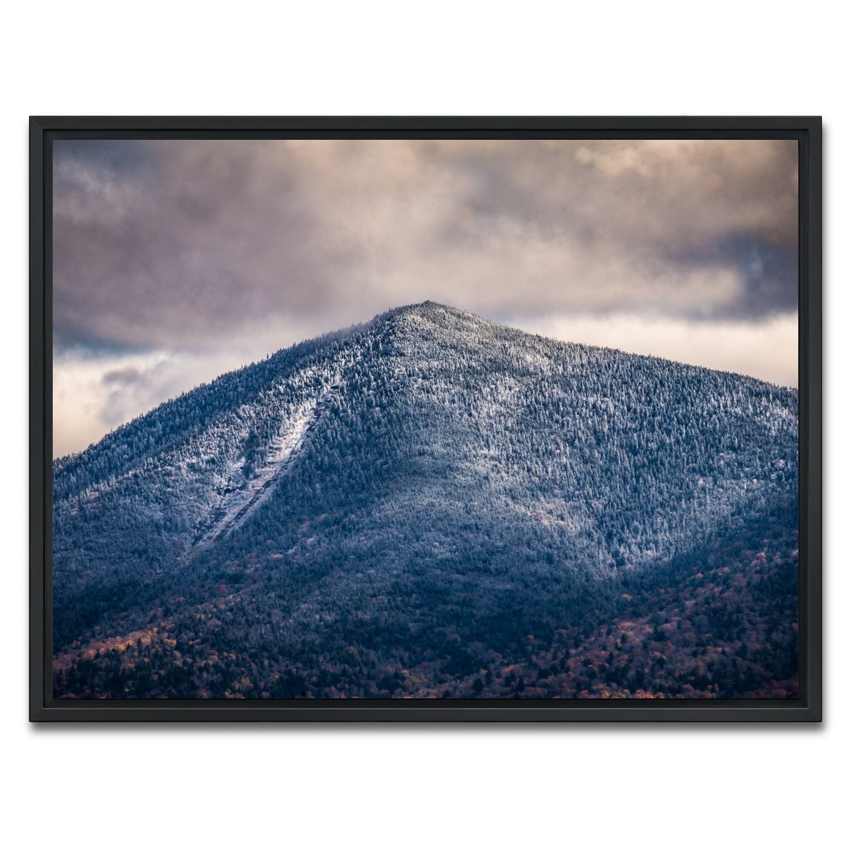 AUTO-MOCKUP WHITE | White Mountain | 1 Piece | Black Framed Canvas | group=4x3