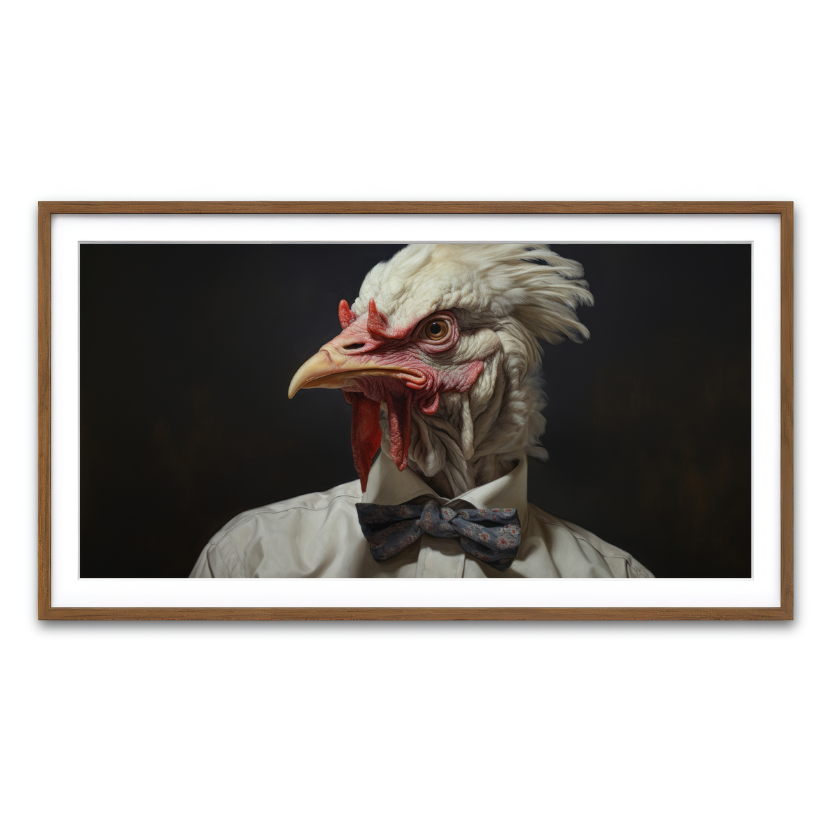 Framed Print 2x1 Walnut