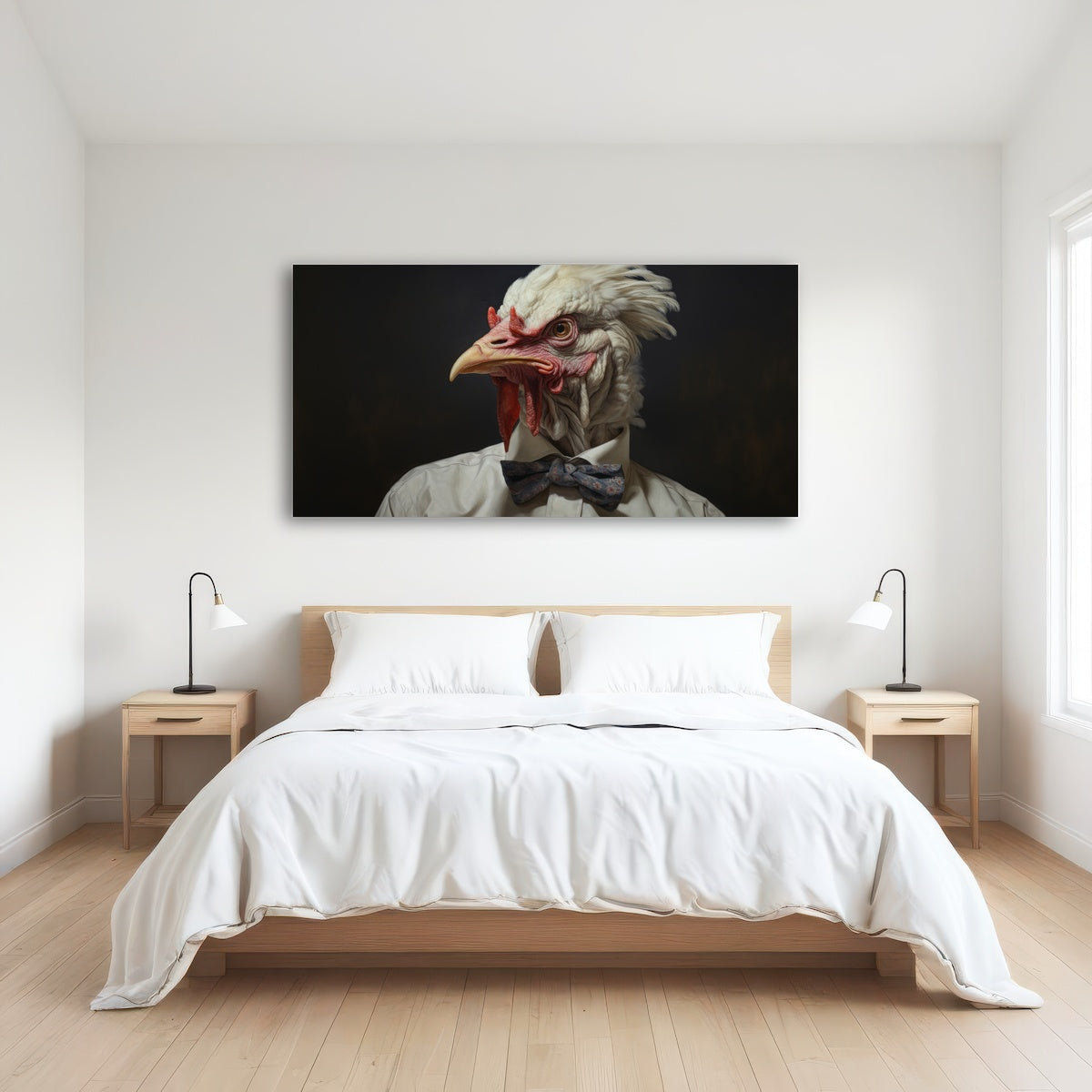 AUTO-MOCKUP ROOM | White Rooster Man