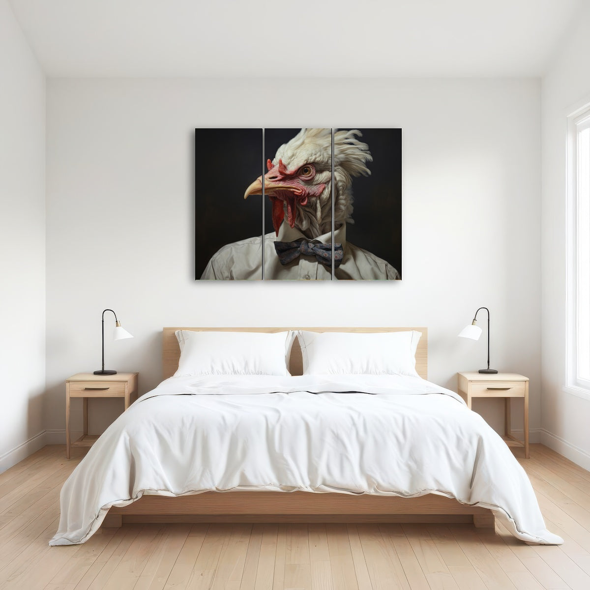 AUTO-MOCKUP ROOM | White Rooster Man