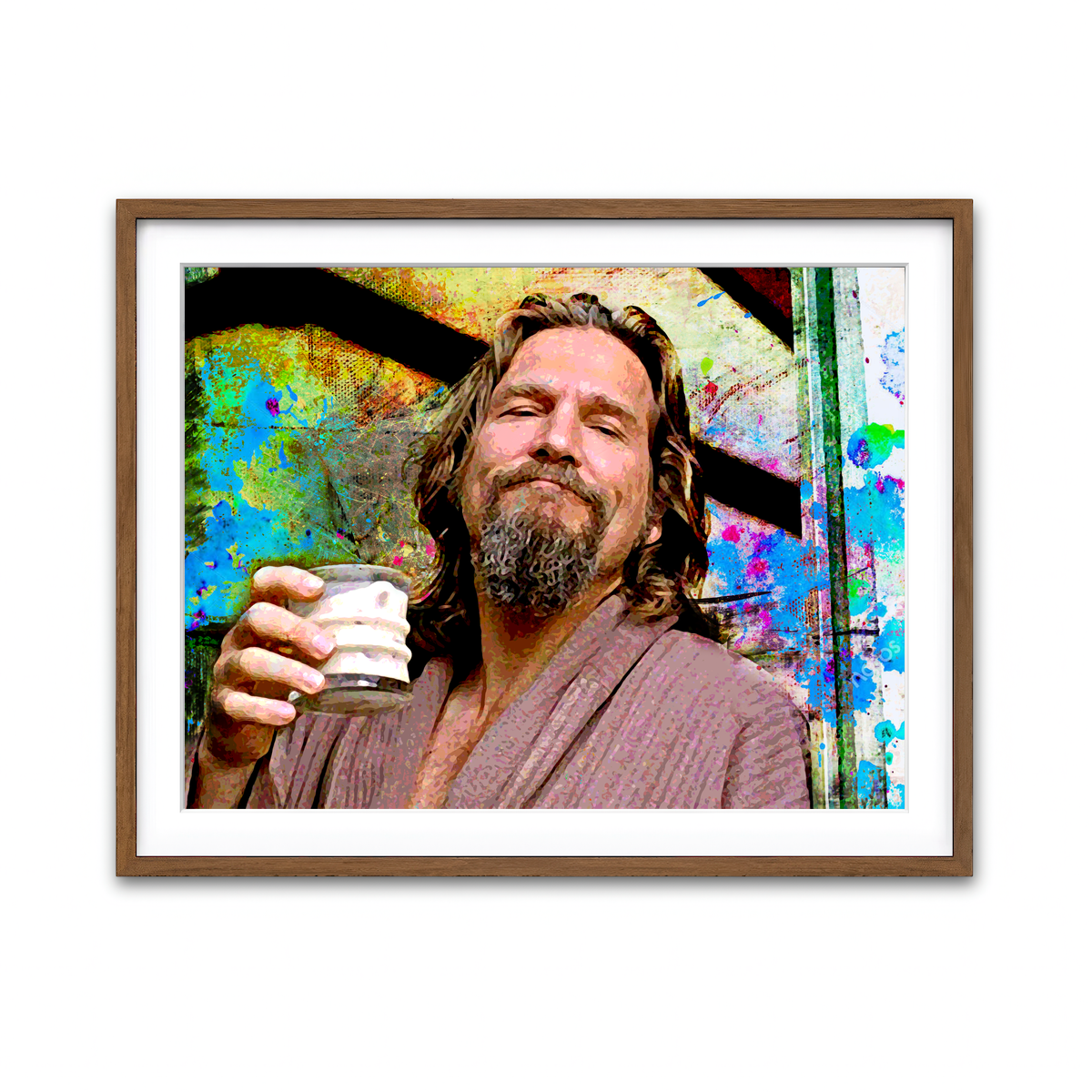 Framed Print 4x3 Walnut