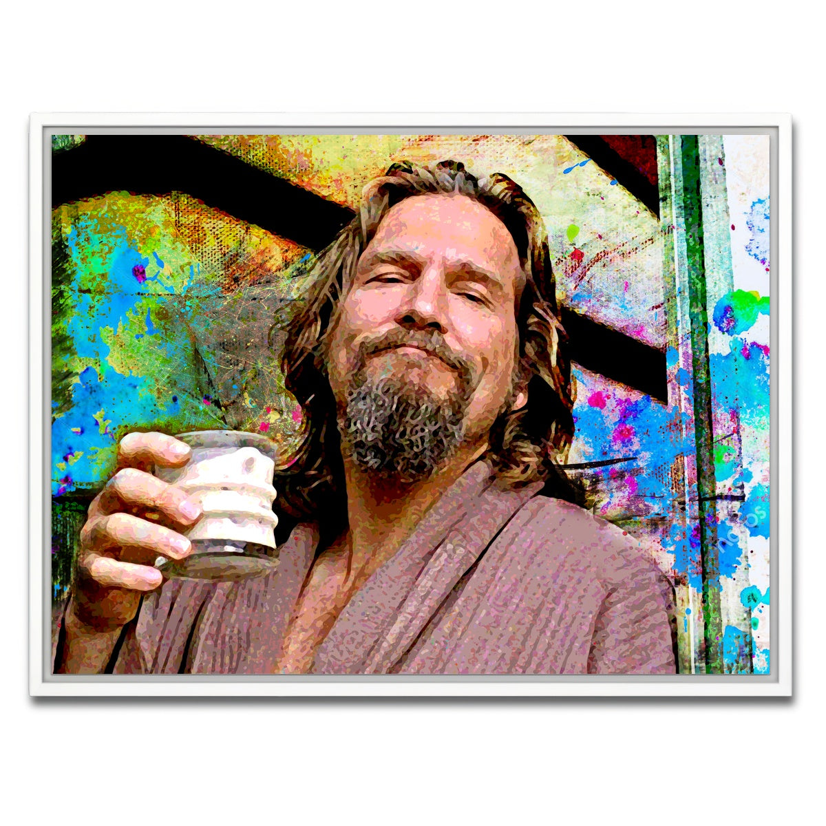 AUTO-MOCKUP WHITE | White Russian | 1 Piece | White Framed Canvas | group=4x3