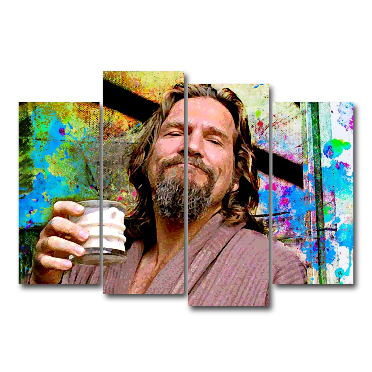 AUTO-MOCKUP WHITE | White Russian | 4 Piece | Gallery Wrap Canvas | group=4_normal