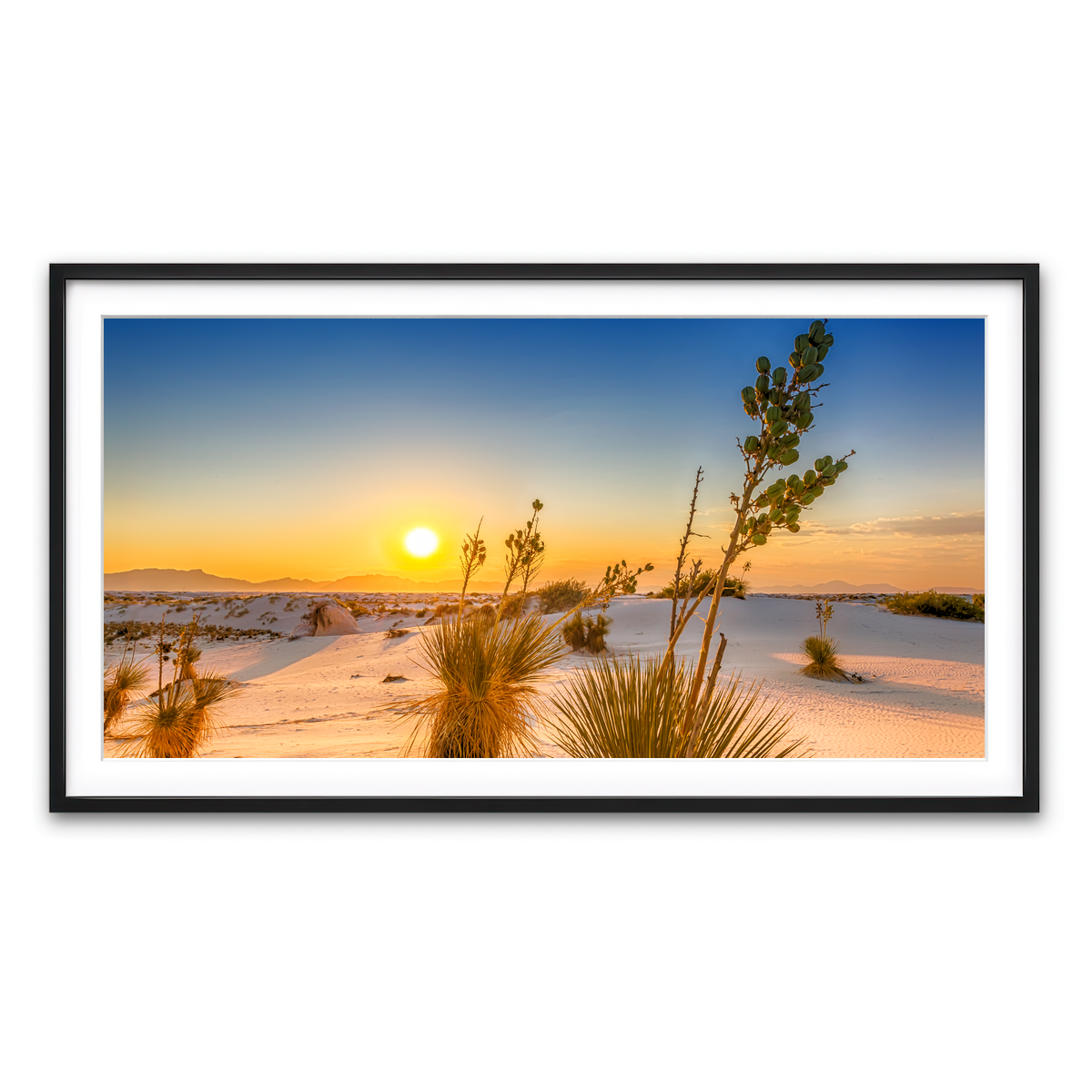 Framed Print 2x1 Black