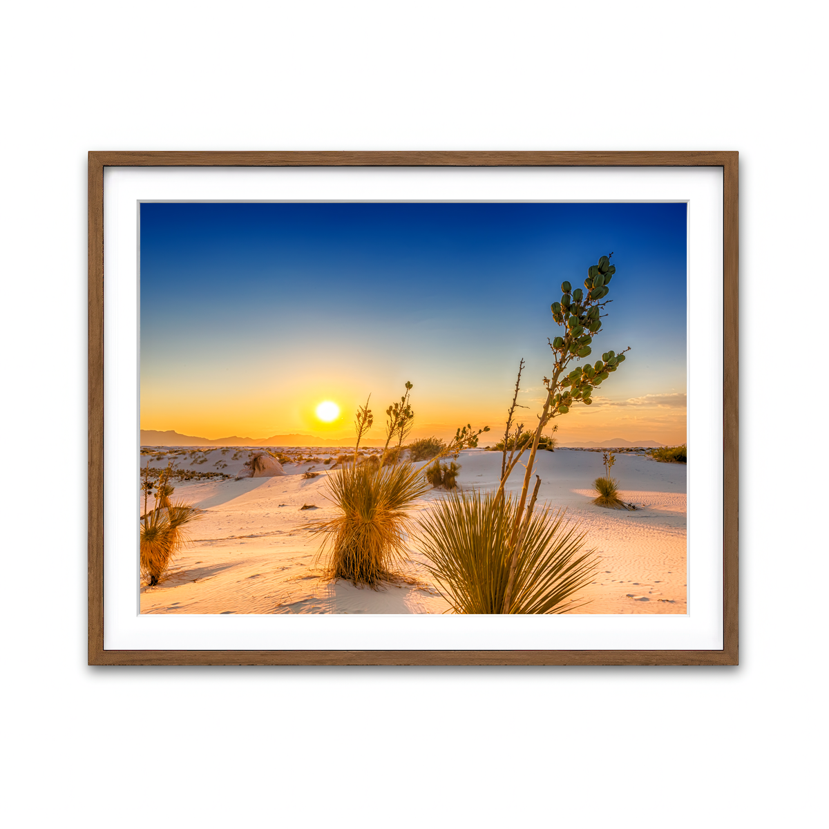 Framed Print 4x3 Walnut