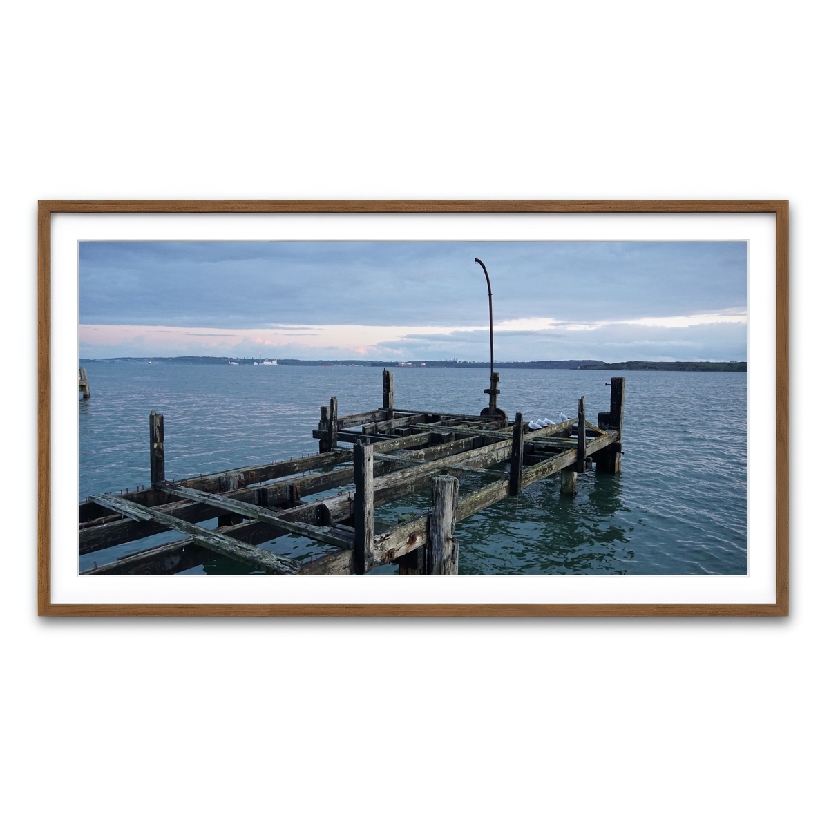 Framed Print 2x1 Walnut