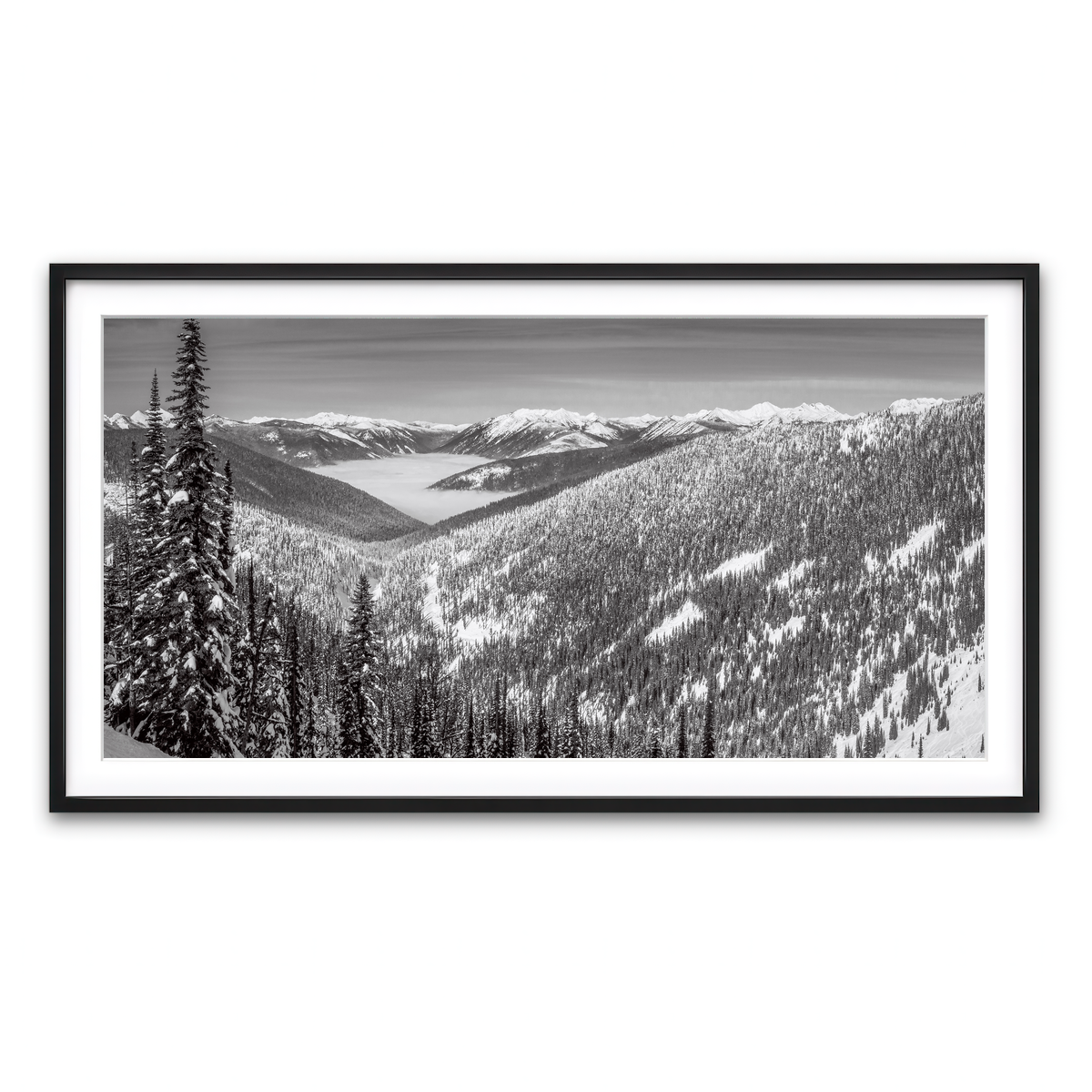 Framed Print 2x1 Black