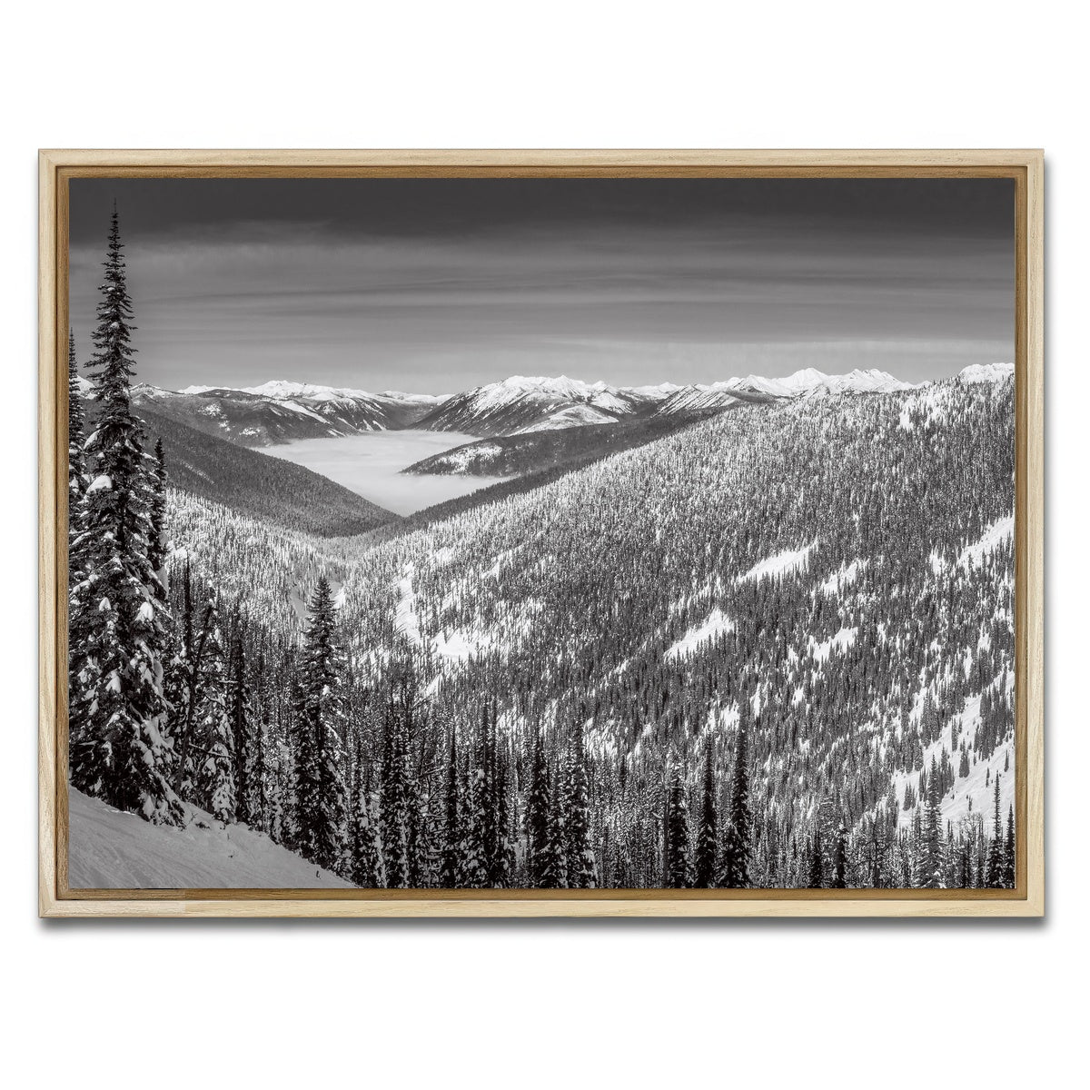AUTO-MOCKUP WHITE | Whitewater Inversion | 1 Piece | Natural Framed Canvas | group=4x3